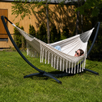 Hamac sur pied Duo en Macramé - Santia XL