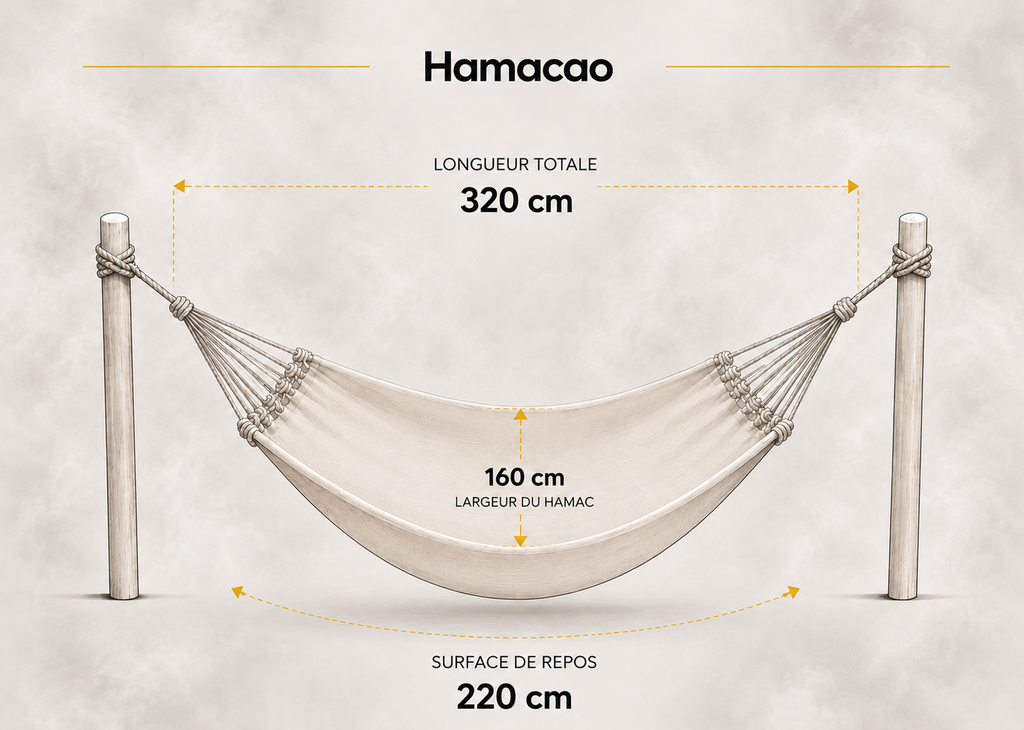 Hamac 2 places classique – Singa