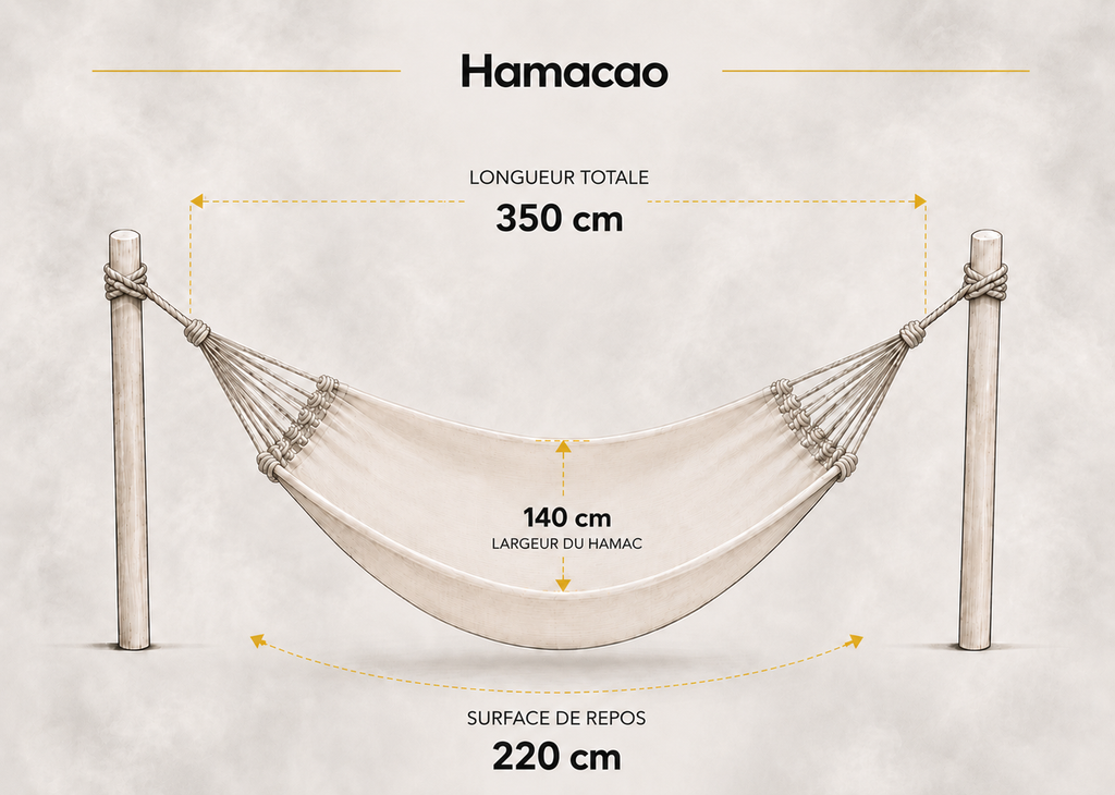 Hamac 1 place colombien – Medellin