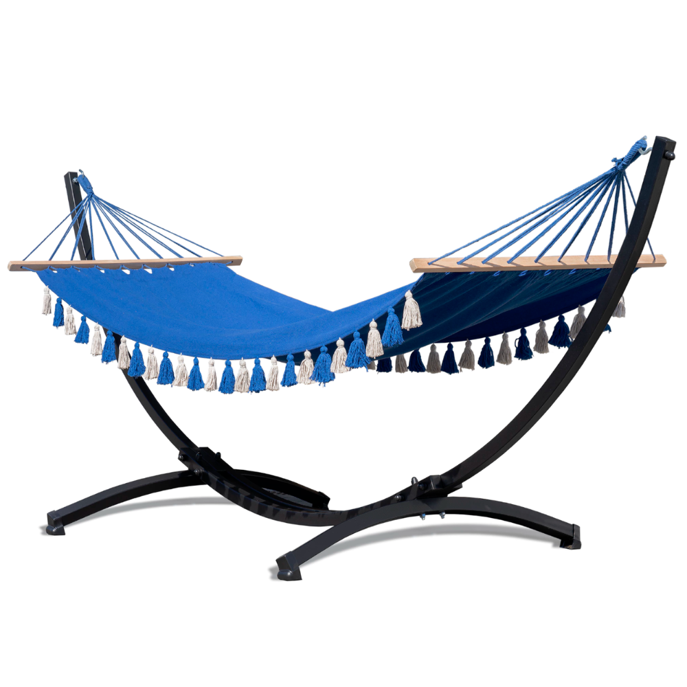 Hamac à pompon solo pour jardin - Pomponette